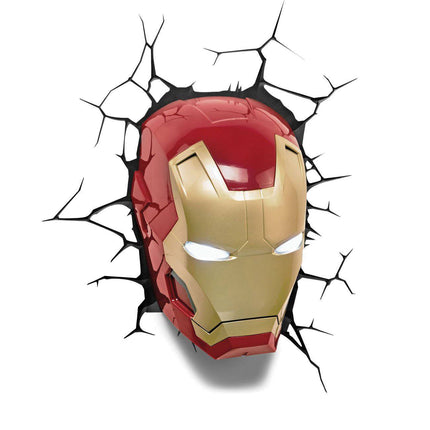 Marvel 3D LED Light Iron Man Kinkiet
